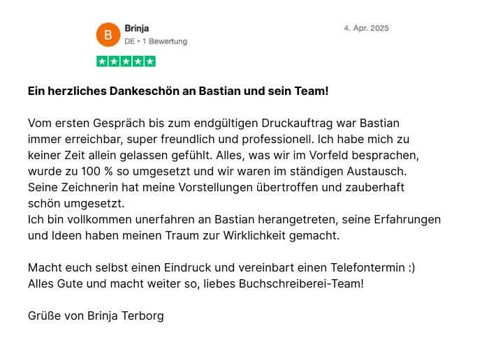 RezensionBuchschreiberei